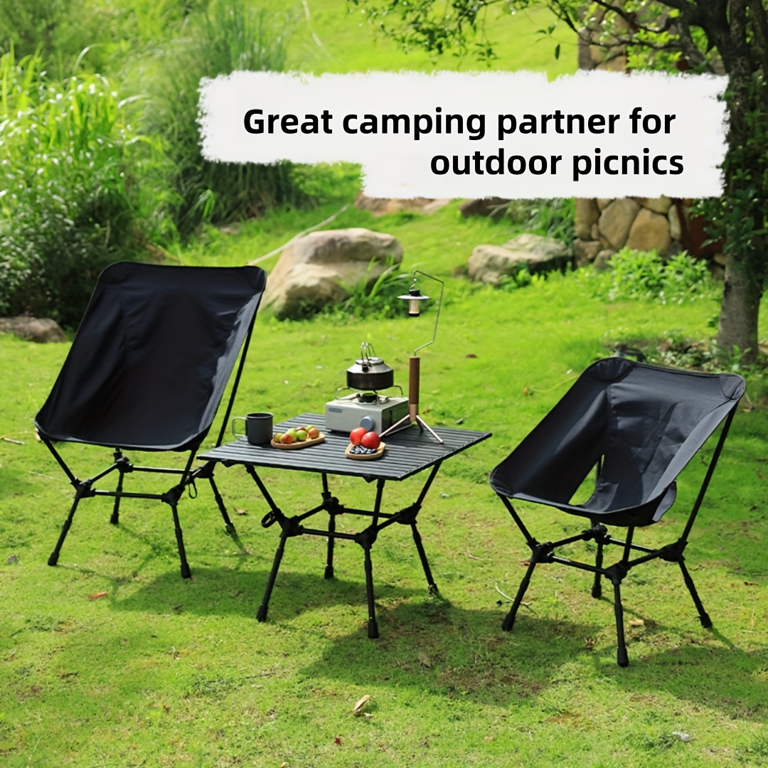 outdoor folding egg roll table and chair equipped for camping portable retractable picnic barbecue ultra light aluminum alloy   picnic table details 3