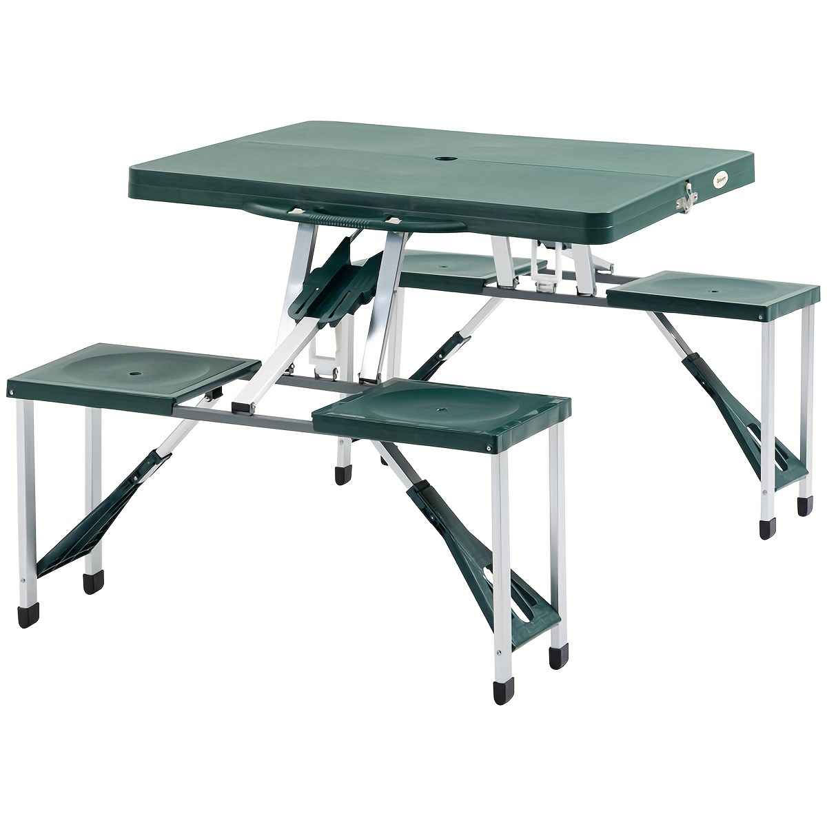 1 pack portable camping table dining table foldable camping table for outdoor scene green details 1