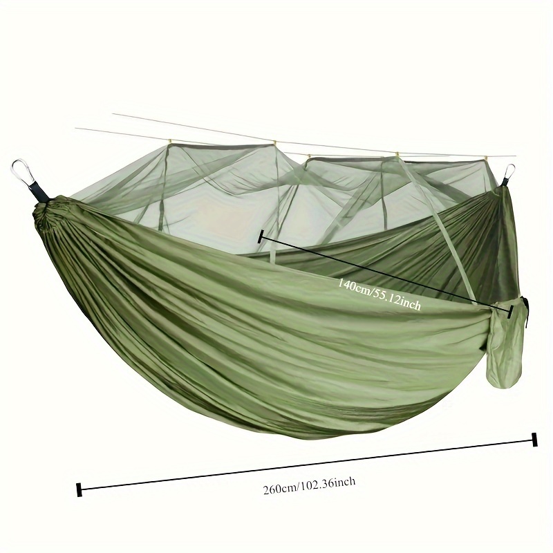 outdoor mosquito net camping hammock suitable for backpacking traveling and parks enjoy a comfortable rest without insects details 0