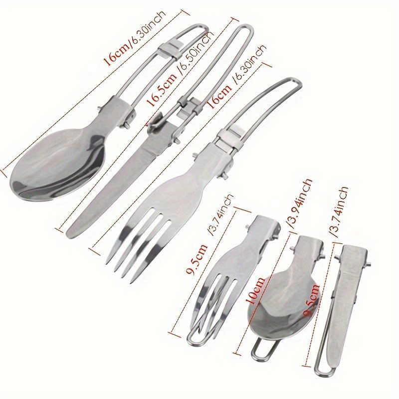 aluminum alloy camping cookware set portable durable with stainless steel utensils perfect for outdoor cooking picnics details 8