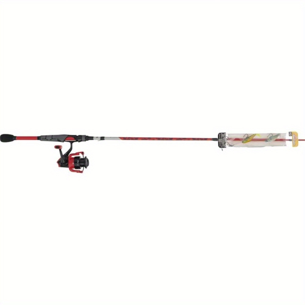 spinning rod and reel combo with       bait kit details 4