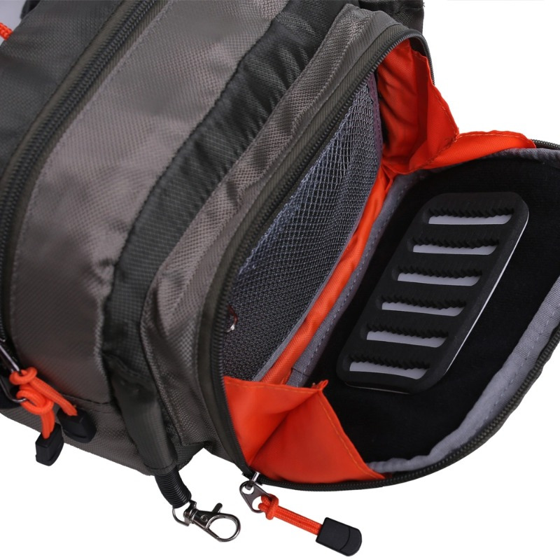   fly fishing chest pack tackle storage hip bag   waist pouch details 8