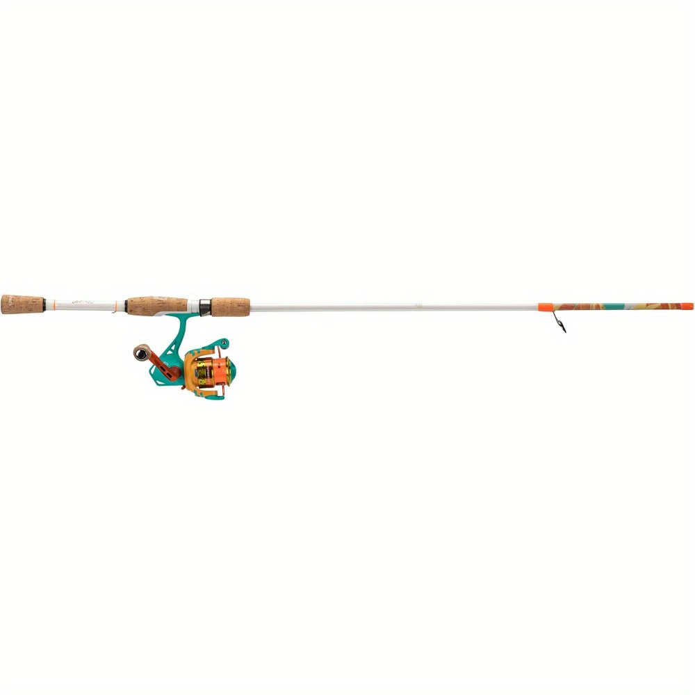 spinning fishing reel rod combo colorful poratble light weight fishing rod with powerful fishing gear for freshwater saltwater details 4