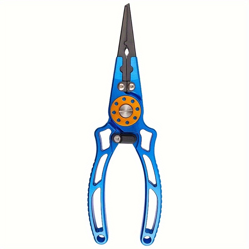 multifunctional fishing pliers aluminium alloy upper ring hook removing pliers for fish control hook fishing thread shears sea fishing tackle pliers details 3