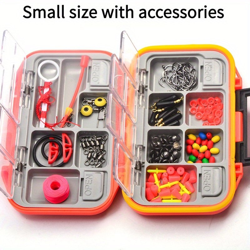 fishing accessories box fishing tackle waterproof lure box tool box fish hook storage box lure box fishing supplies equipment details 1