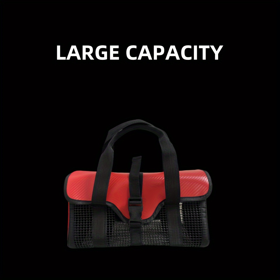 1pc fishing gear bag   bag portable     bag sea fishing boat fishing gear accessory bag flushable details 0